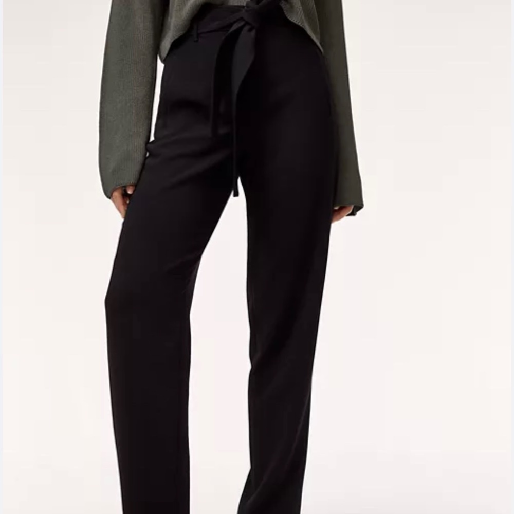 Aritzia - Wilfred front tie pants